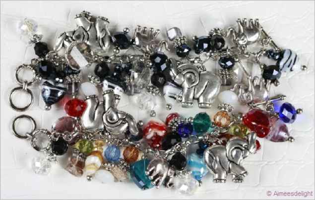 Elefantenarmband: "Fashion Elephant" Elefantenarmband: "Fashion Elephant"