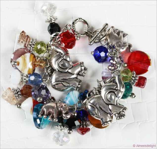 Elefantenarmband: "Fashion Elephant" Elefantenarmband: "Fashion Elephant"